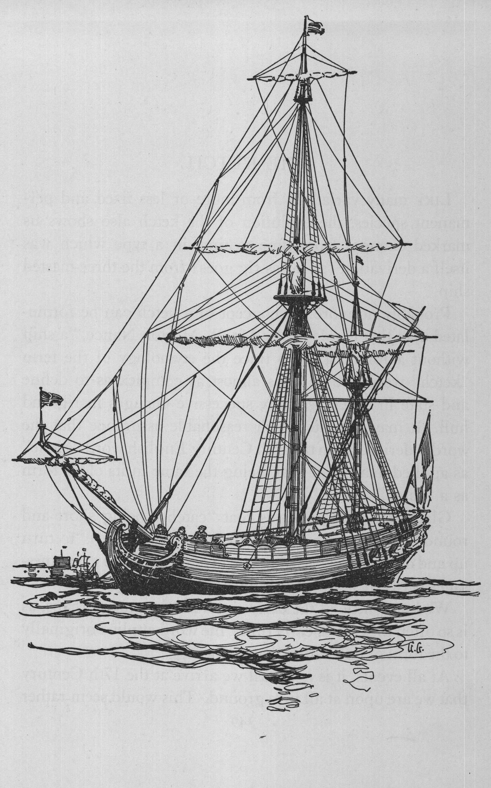 The Ketch — the plate from the book