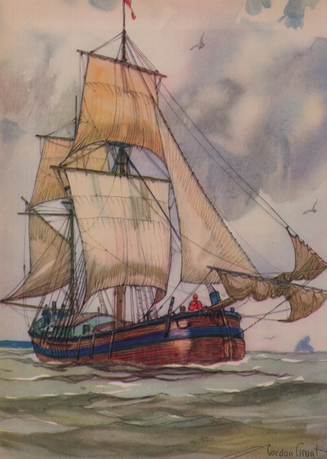 The Howker — the plate from the book