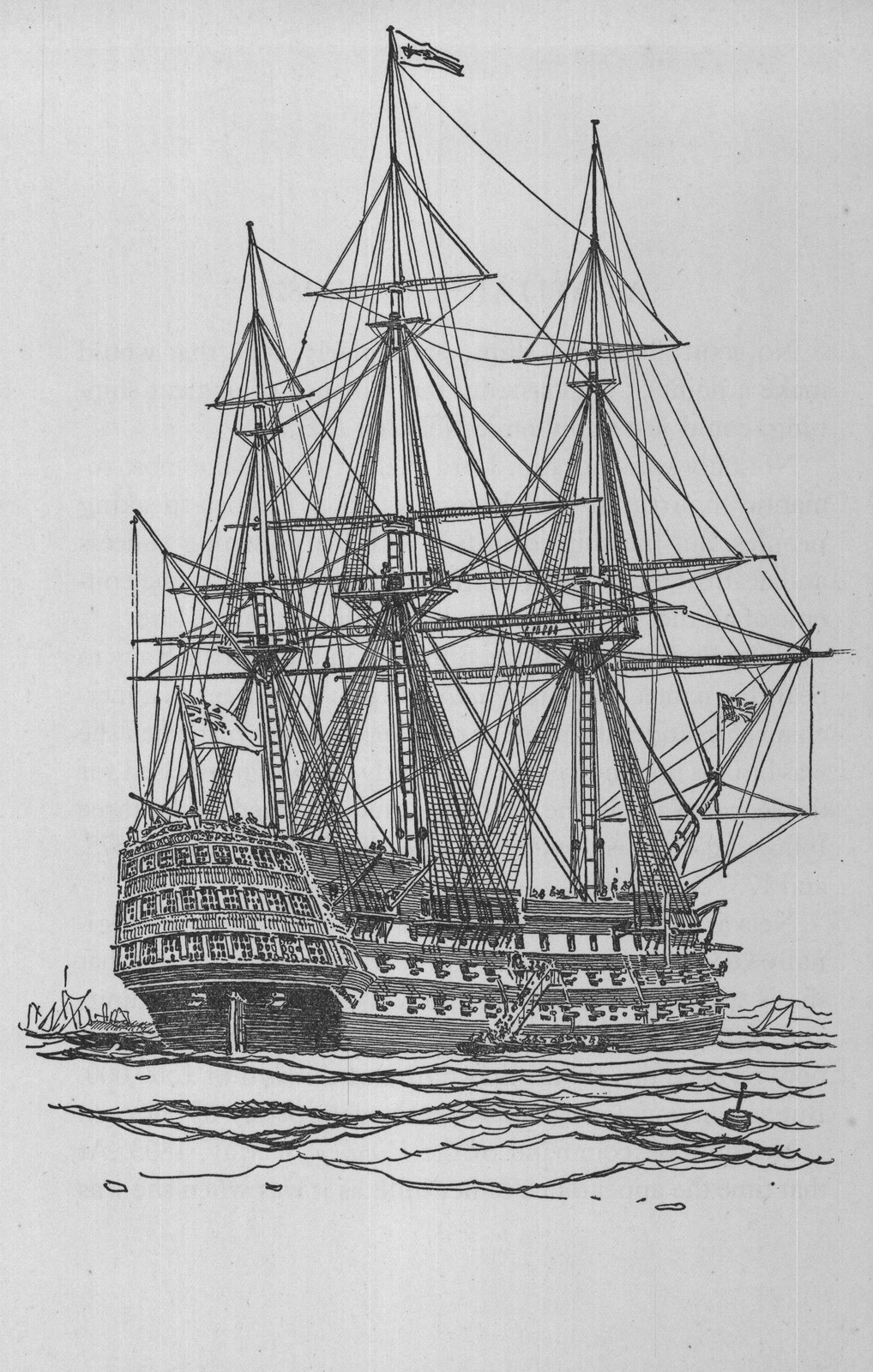 A Capital Ship of 1820 — the plate from the book