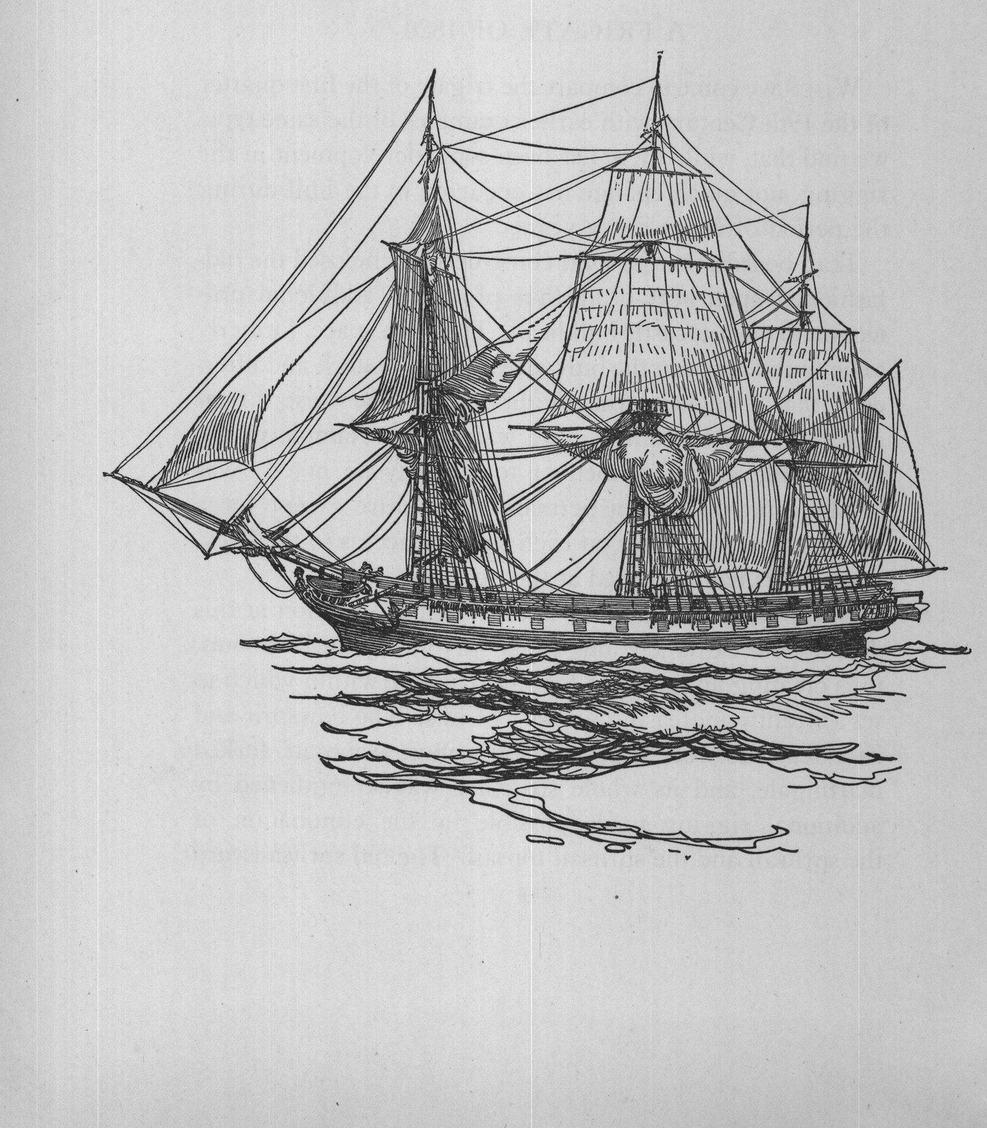 A Frigate of 1820 — the plate from the book