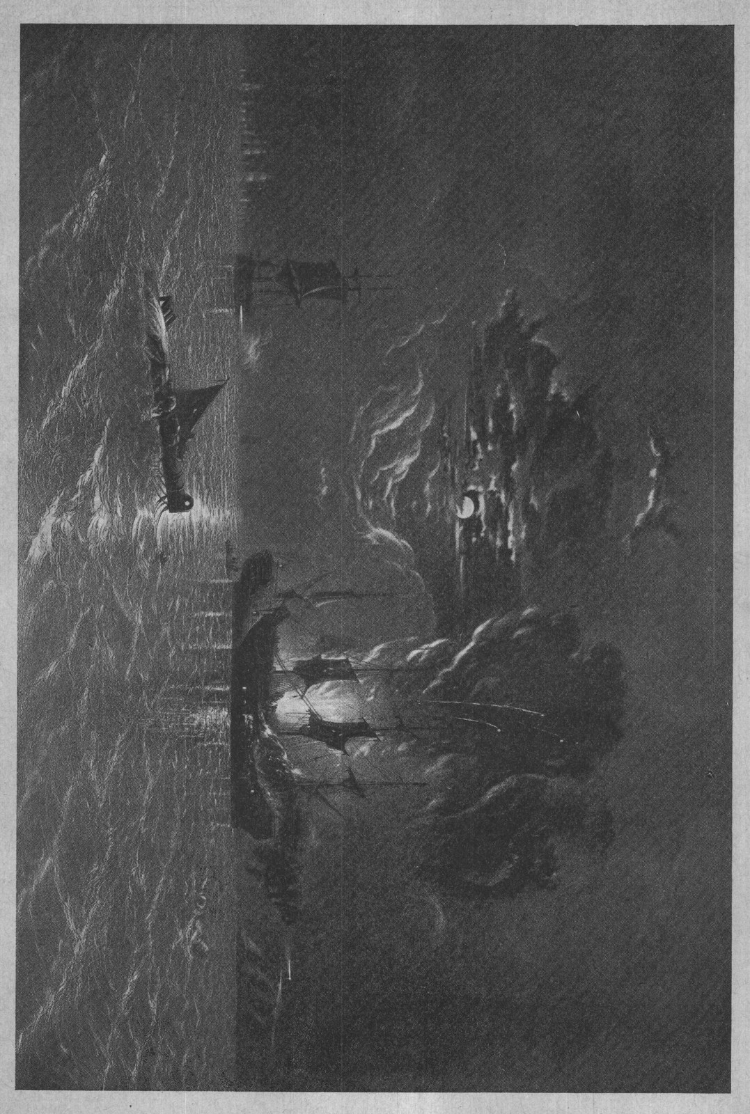 THE ACTION BETWEEN THE "BON HOMME RICHARD" AND THE "SERAPIS," SEPTEMBER 23, 1779